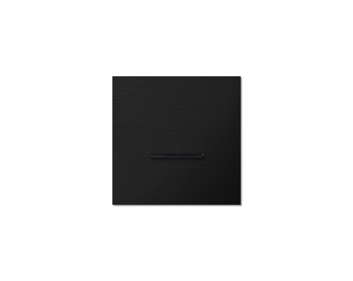 Chopin - 1-gang - brushed black - single lever black without LED