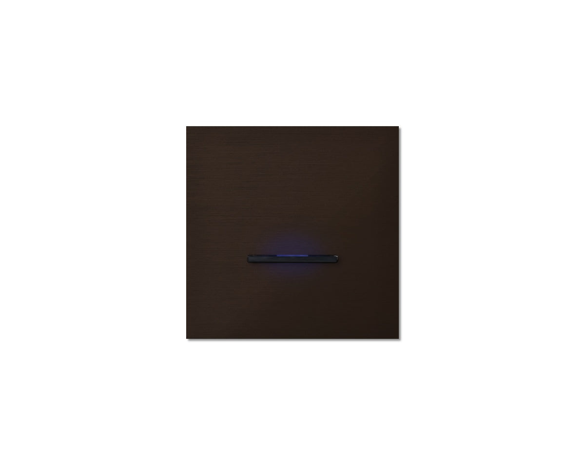Chopin - 1-gang - bronze - single lever black with LED