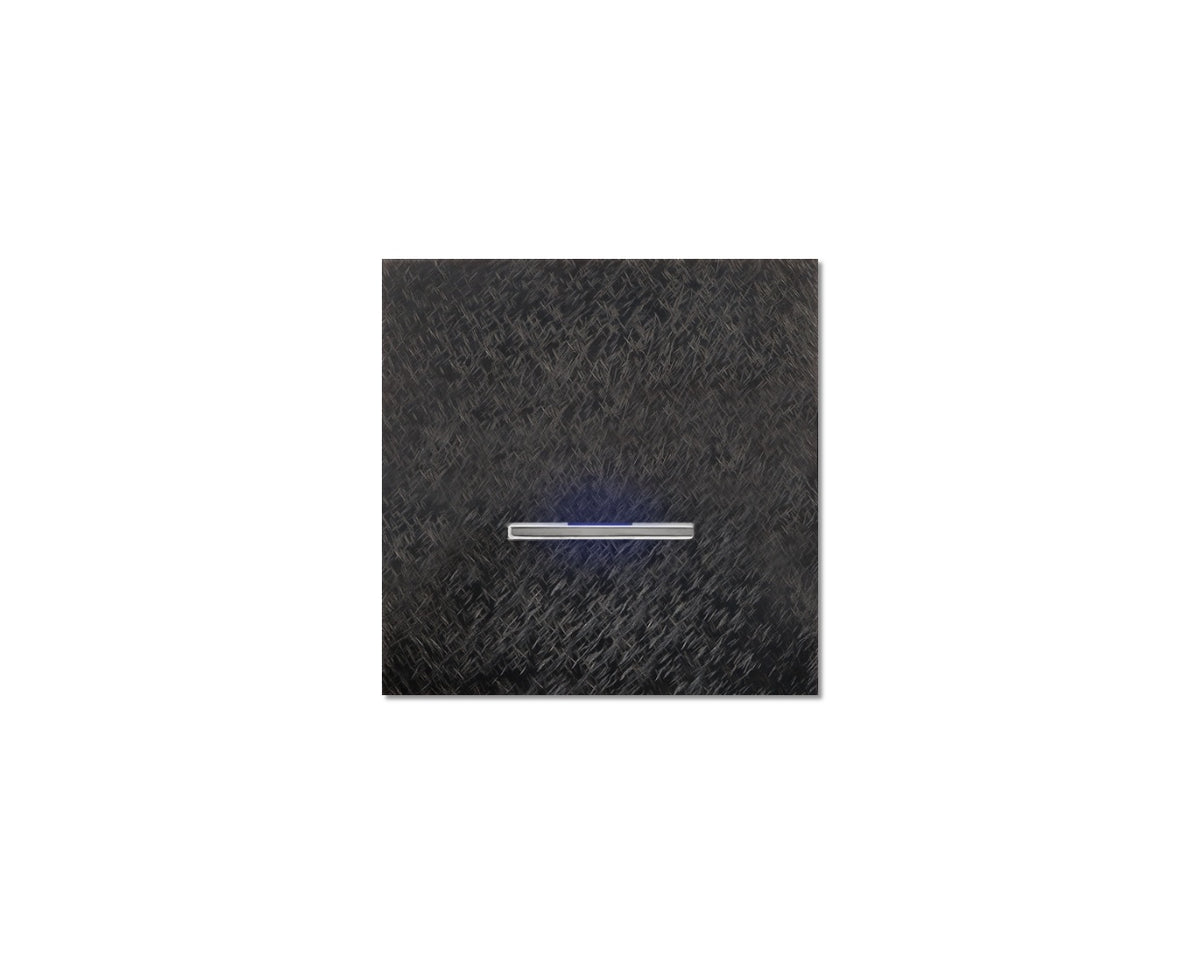 Chopin - 1-gang - fer forgé gunmetal - single lever chrome with LED