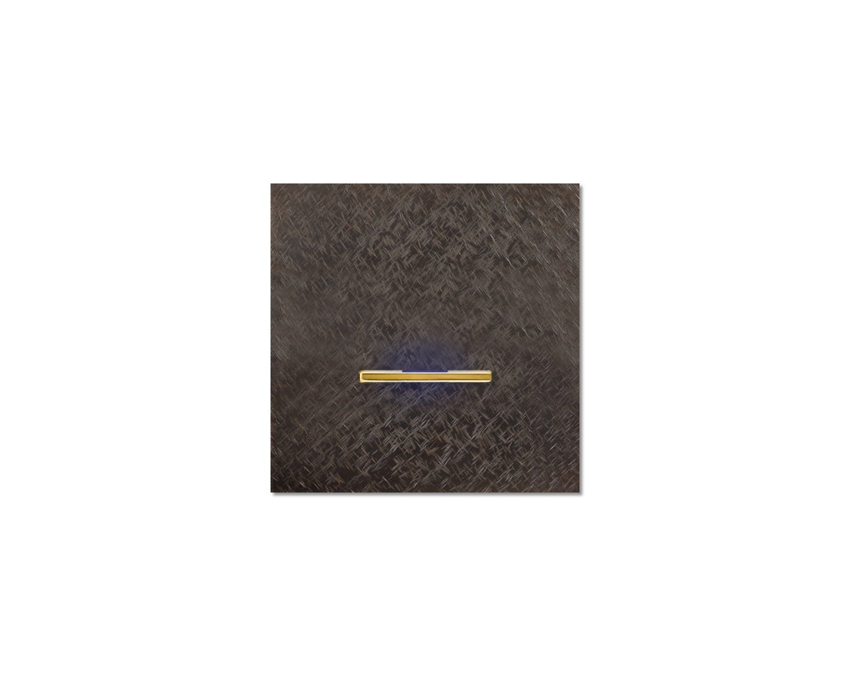 Chopin - 1-gang - fer forgé bronze - single lever gold with LED