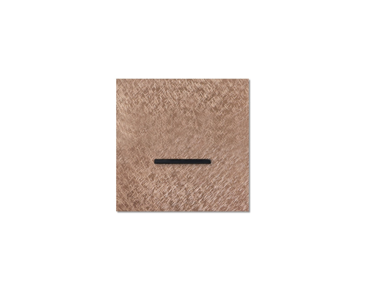 Chopin - 1-gang - fer forgé rosé - single lever black without LED