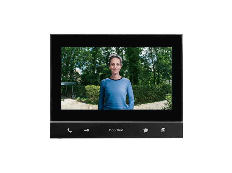DoorBird A1103 IP Video Indoor Station, 7″ Touch – Black