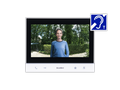 DoorBird A1103T IP Video Indoor Station, 7″ Touch, Induction Loop – White, black frame