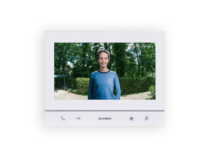 DoorBird A1103 IP Video Indoor Station, 7″ Touch – Polar white
