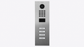DoorBird D2204V IP Video Intercom, 4 Call Buttons – Stainless steel V2A