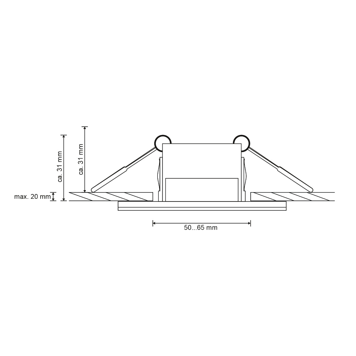 Intra-Sewi KNX TH-L-Pr, süsimust