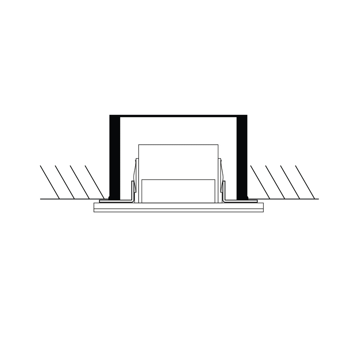 Intra-Sewi KNX TH-L-Pr, süsimust