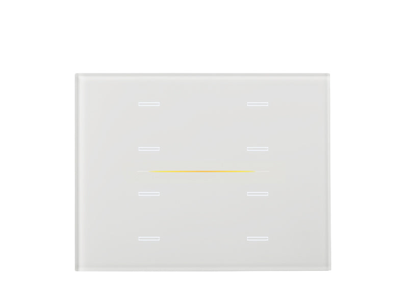 Single Glass - 8 Ch. - 3 Modules - White – Eelectron