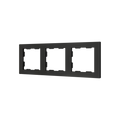 ZS55. 3-gang Frame - Anthracite by Zennio