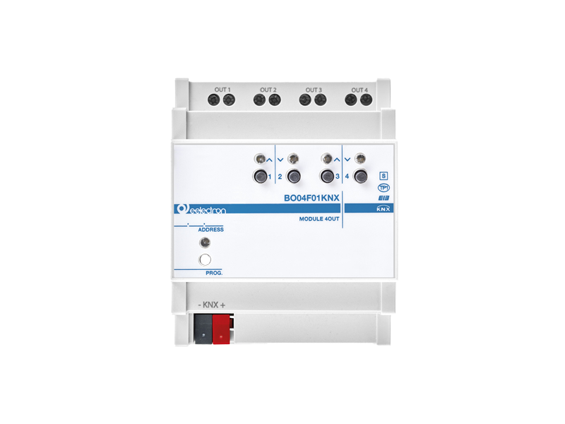 Eelectron KNX 4 OUT PLUS universaalne DIN-ajam