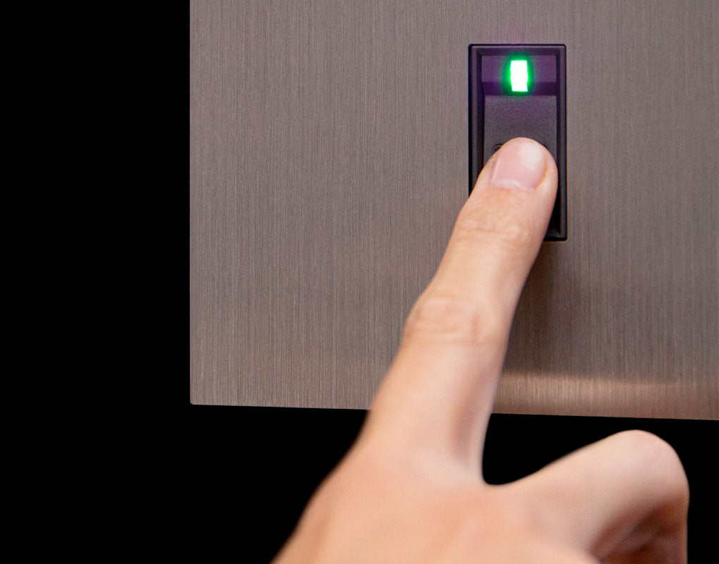 DoorBird D2201FV Fingerprint 50 IP Video Intercom, 1 Call Button, with Fingerprint Reader