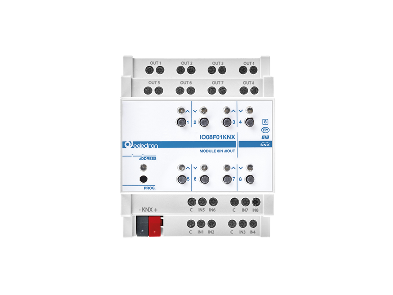 Eelectron KNX Universal 8 IN / 8 OUT PLUS DIN module