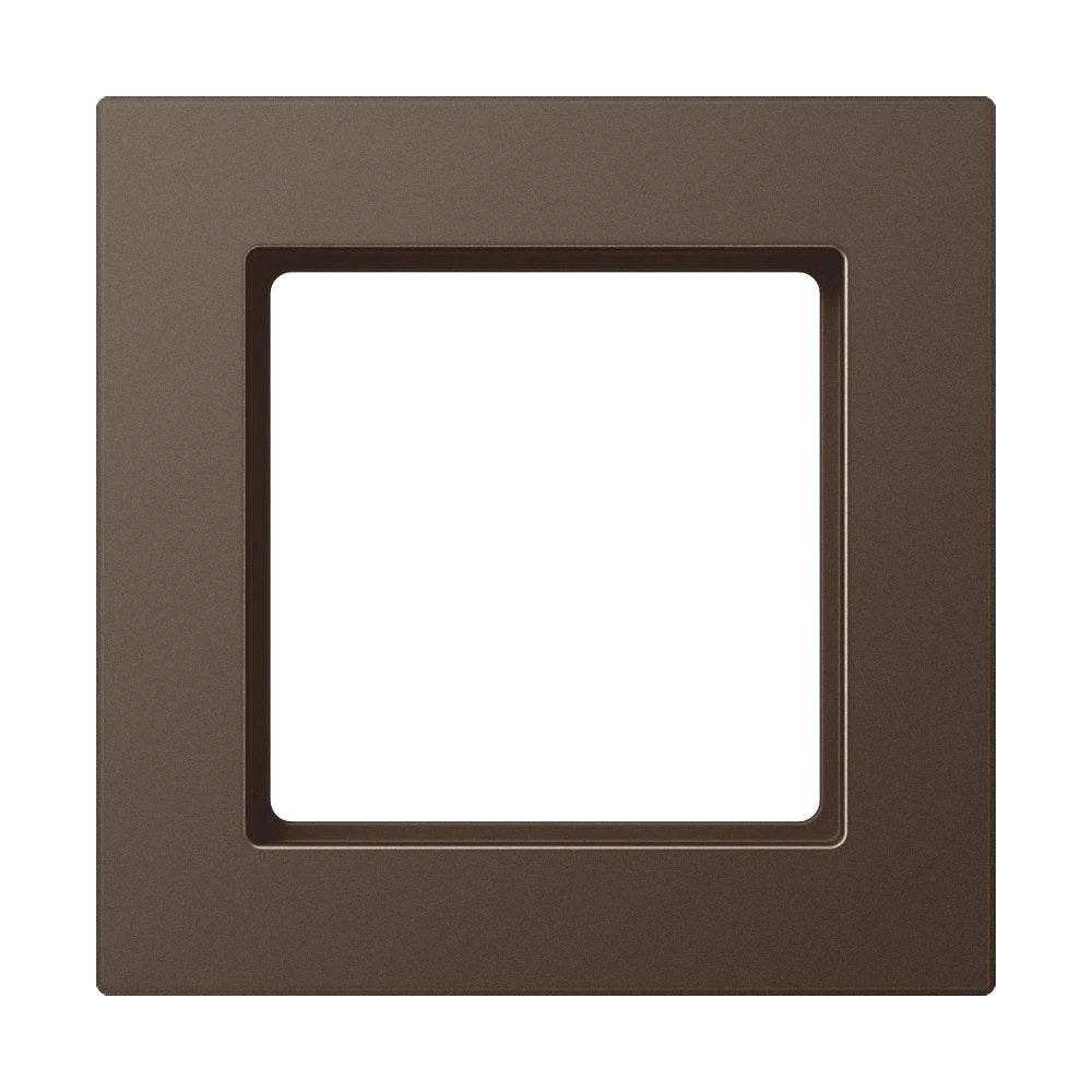 JUNG A 550 frame, 1-gang, mocha