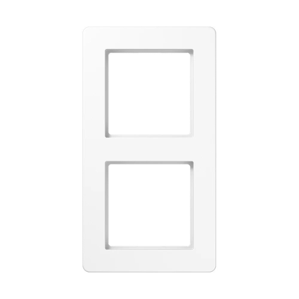 JUNG A FLOW frame, 2-gang, white