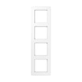 JUNG A FLOW frame, 4-gang, white