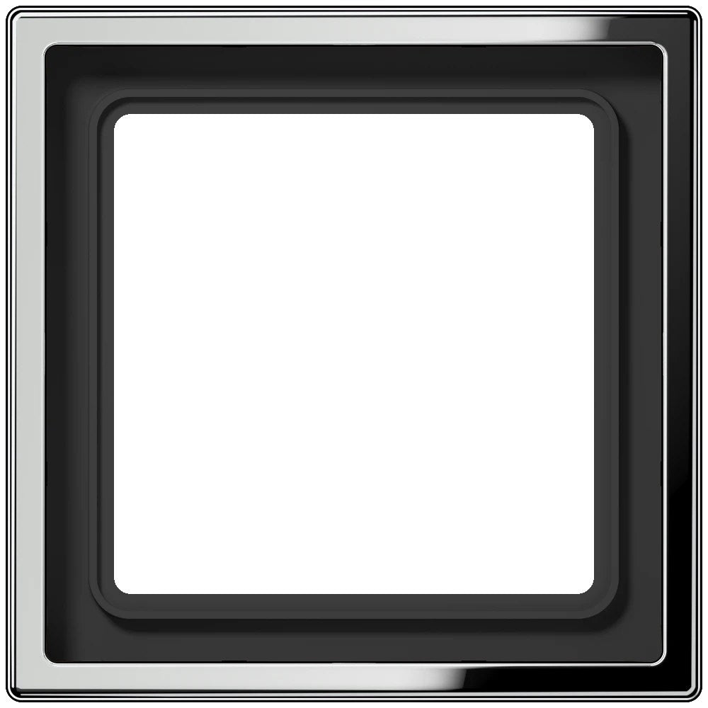 JUNG LS 990 metal frame, 1-gang, chrome