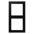 JUNG LS982SWM – LS 990 frame, 2-gang, matt graphite black