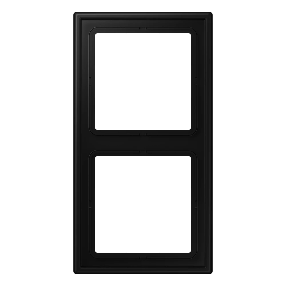 JUNG LS982SWM – LS 990 frame, 2-gang, matt graphite black