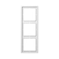 JUNG LS 990 frame, 3-gang, white