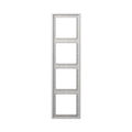 JUNG LS 990 frame, 4-gang, light grey