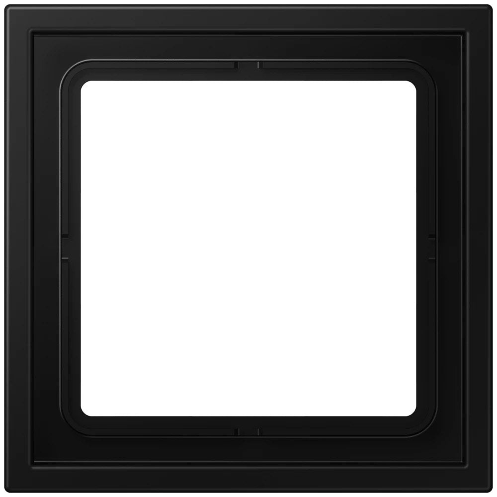 JUNG LS ZERO frame, 1-gang, matt graphite black