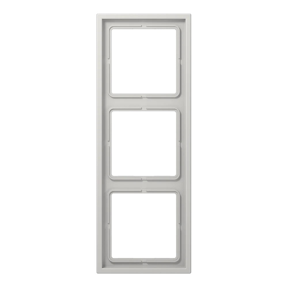 JUNG LS ZERO frame, 3-gang, light grey