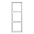 JUNG LS ZERO frame, 3-gang, white