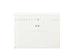 Finished look with a 9025 3-module thermostat glass front, white (glass sold separately)