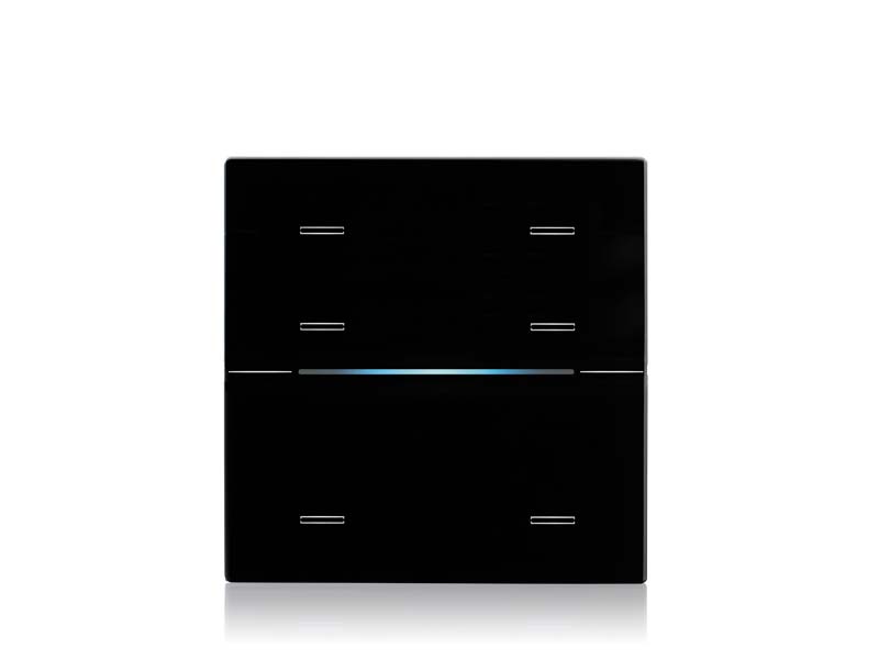 Finished look with a 9025 glass front, black (glass sold separately)