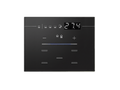 Finished look with a 9025 3-module thermostat glass front, matte black (glass sold separately)