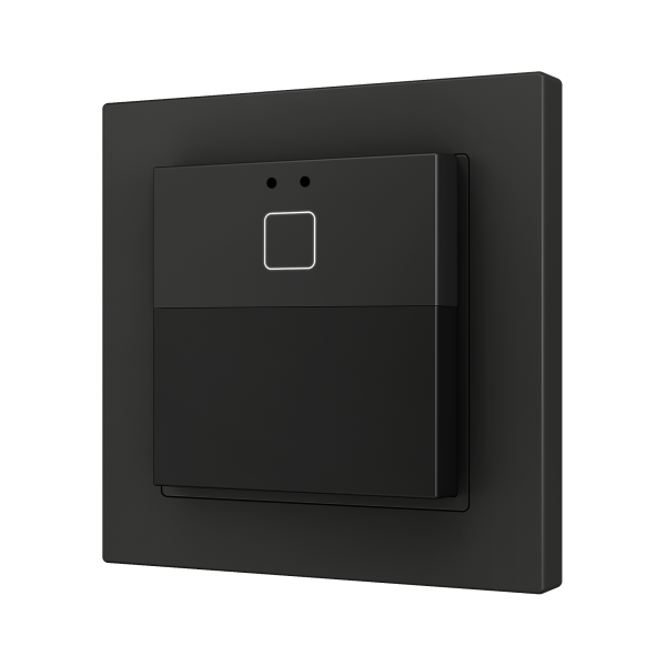 Presentia W1 v2. KNX motion detector for wall mounting - 1 button - Anthracite by Zennio