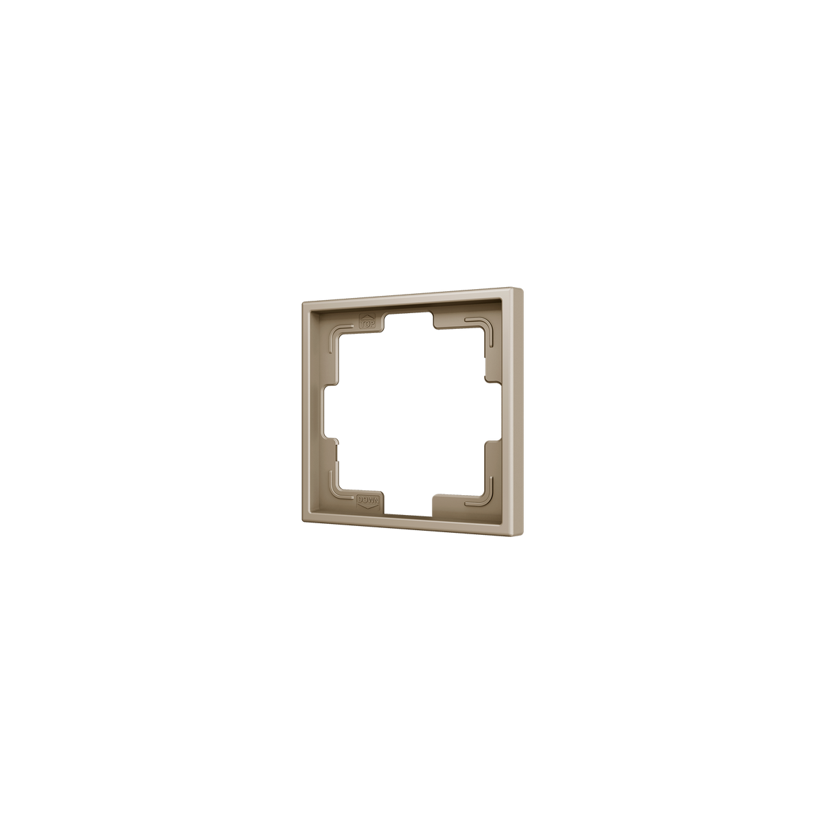 ZS70. 1-gang Frame - Champagne by Zennio