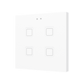Tecla RGB 4. PC-ABS Capacitive push button - 4 buttons - White by Zennio