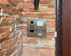 DoorBird D2201IKH IP Video Intercom, 1 Call Button, with Info Module and Keypad
