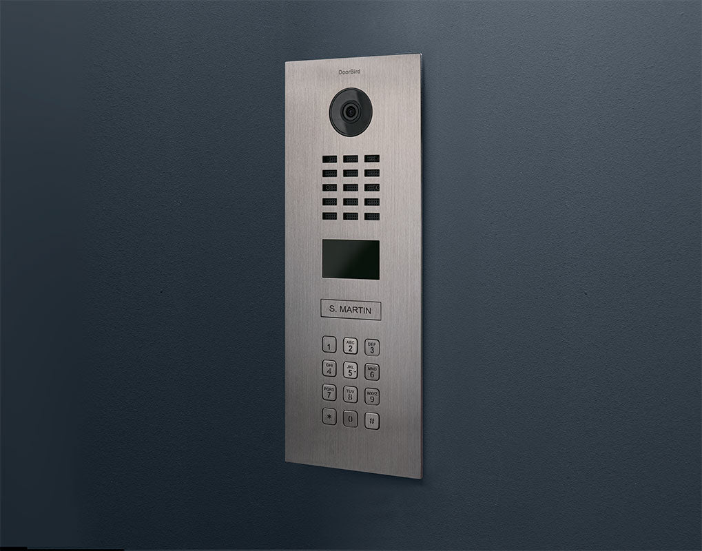 DoorBird D2201KV IP Video Intercom, 1 Call Button, with Keypad