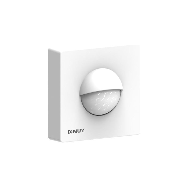 KNX presence/motion detector 180°, wall mounting, IP55 – Dinuy – White