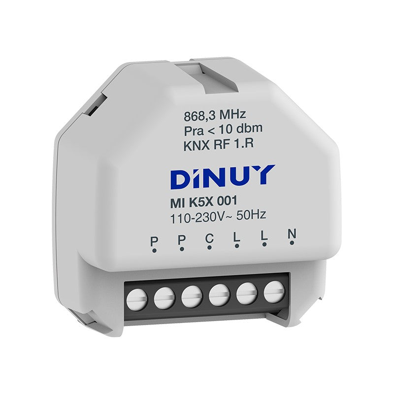 KNX RF switch actuator, 1 channel 16 A, flush box – Dinuy