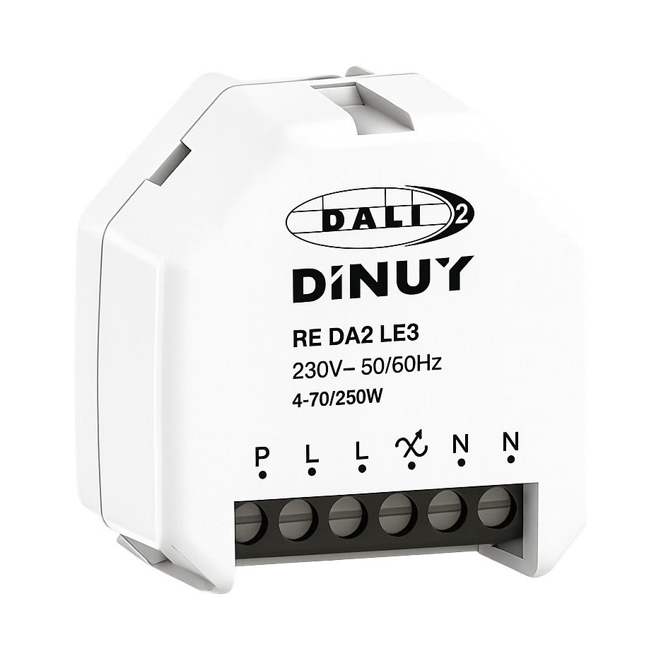 DALI to phase-cut dimmer for LED/RLC loads, 1 channel – Dinuy