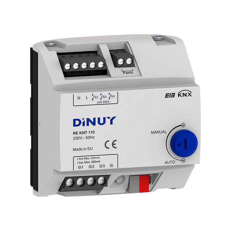 KNX 1–10 V dimming actuator, 3 channels with relays – Dinuy