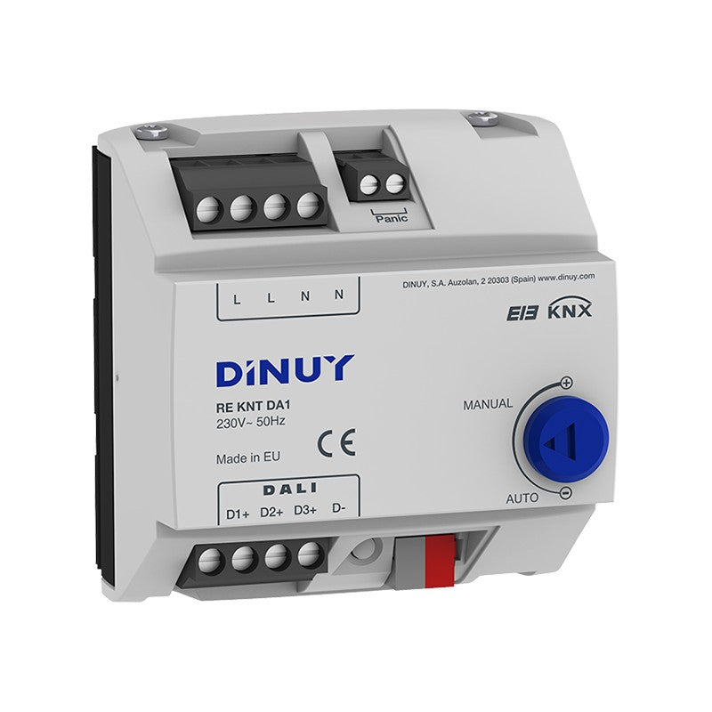 KNX DALI broadcast dimming actuator, 3 channels, 128 drivers – Dinuy