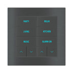 Ekinex 20venti KNX 10-rocker pushbutton with backlit symbols and proximity sensor EK-E2E-TP-10 – assembled device