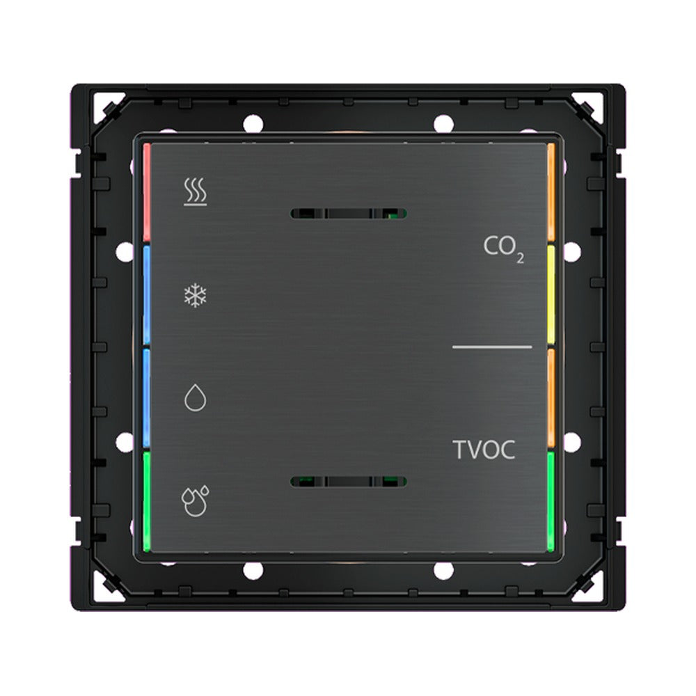 Ekinex front cover 60x60 for multisensor EK-ES3-TP EK-T1Q-ES2 – Metal HT Champagne (CHA)