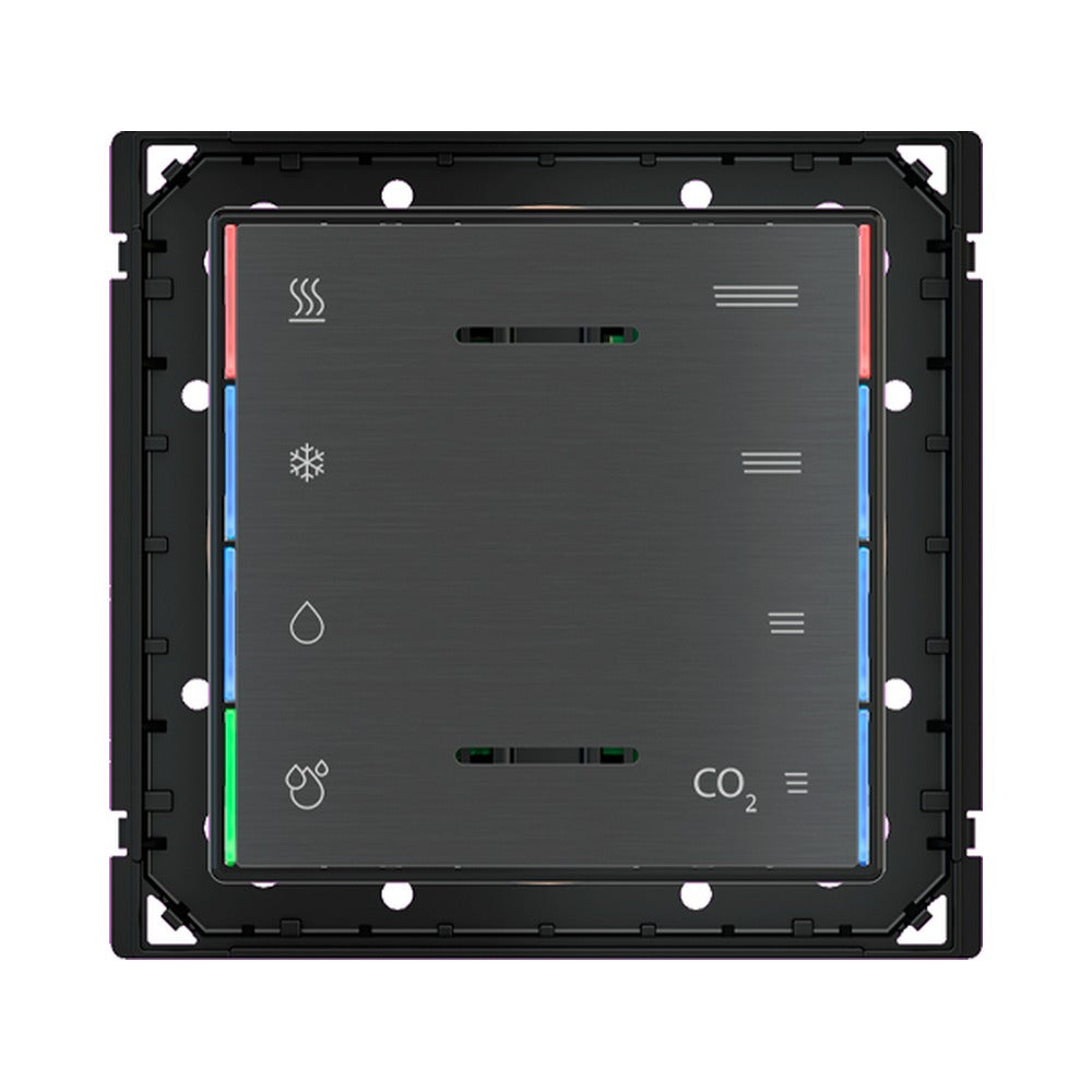 Ekinex front cover 60x60 for multisensor EK-ET3-TP EK-T1Q-ET2 – Metal Brass 26 (GBC)