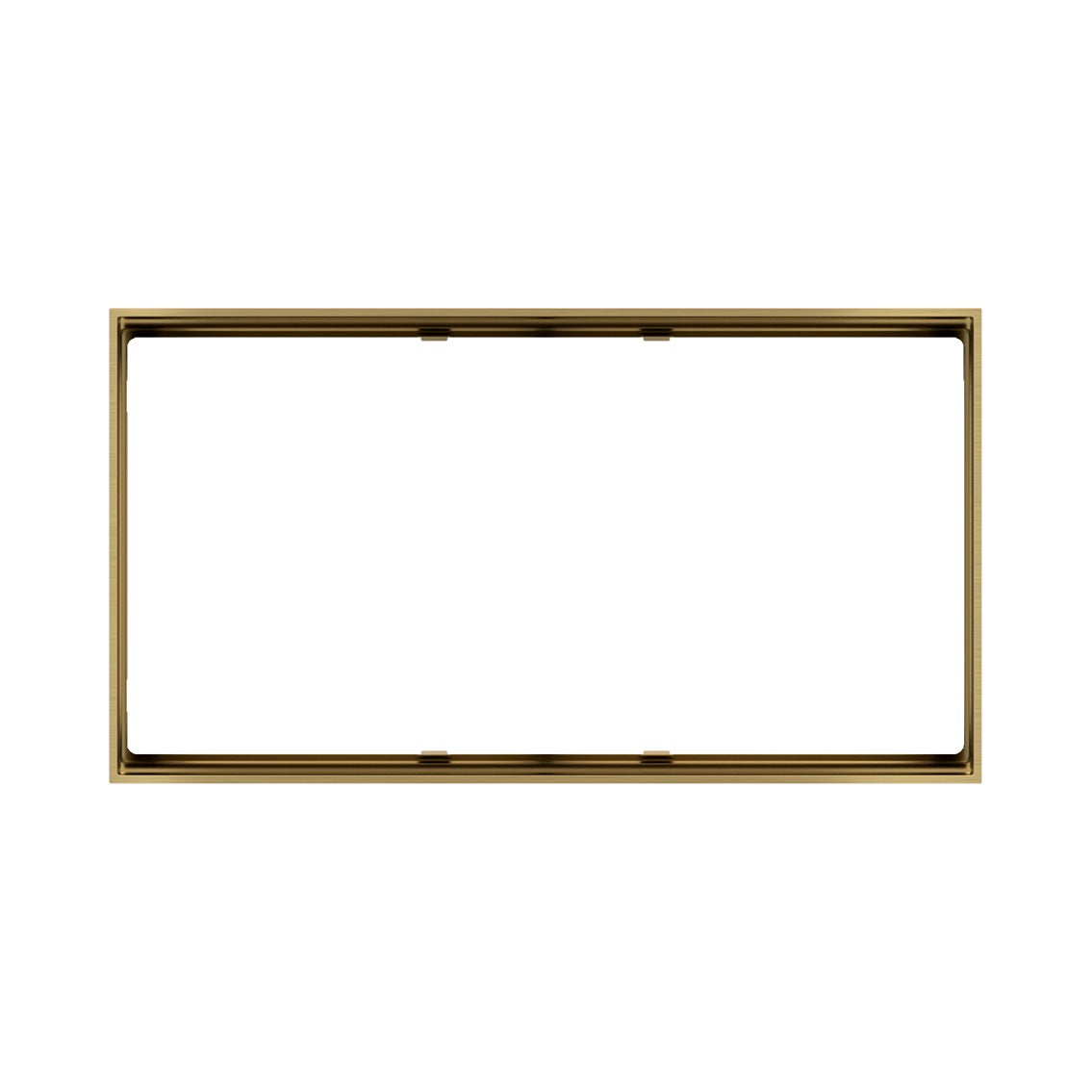 Ekinex FF / 71 series 2-fold frame Form 157x86 EK-FO2 – Metal Brass 26 (GBC)