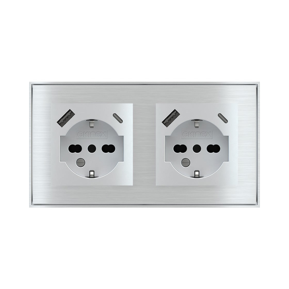 Ekinex FF / 71 series 2-fold frame Form 157x86 EK-FO2 – Metal Aluminium (GBQ)