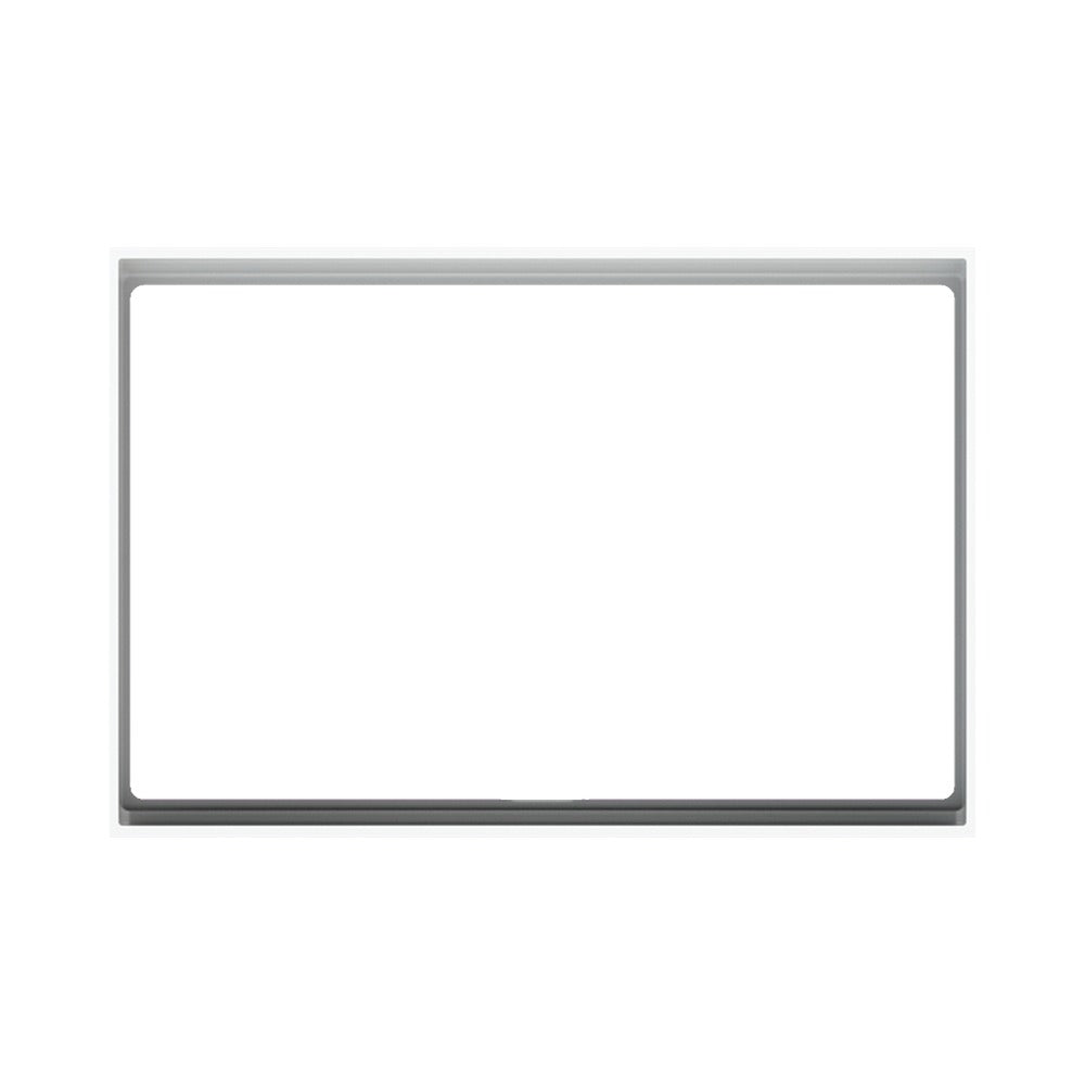 Ekinex FF / 71 series rectangular frame Form 126x86 EK-FOR – Technopolymer Pure White RAL 9016 (GAR)