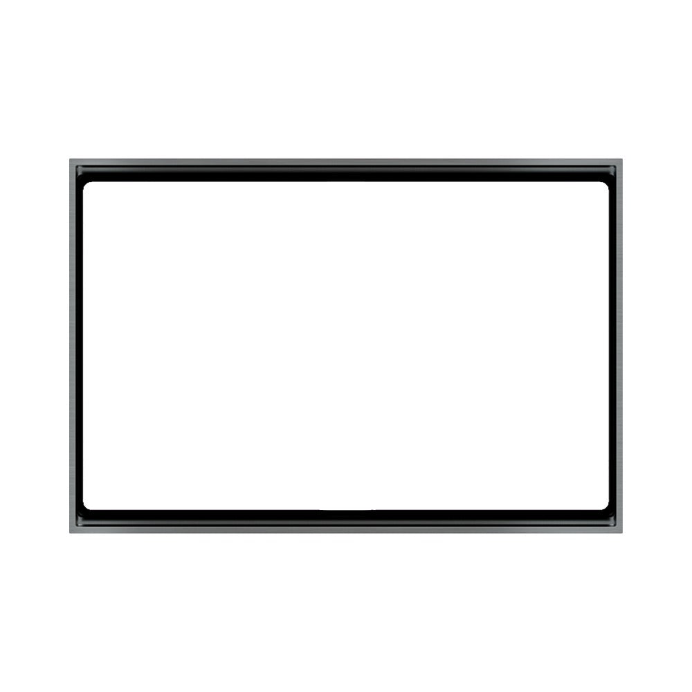 Ekinex FF / 71 series rectangular frame Form 126x86 EK-FOR – Metal Titanium (GBS)