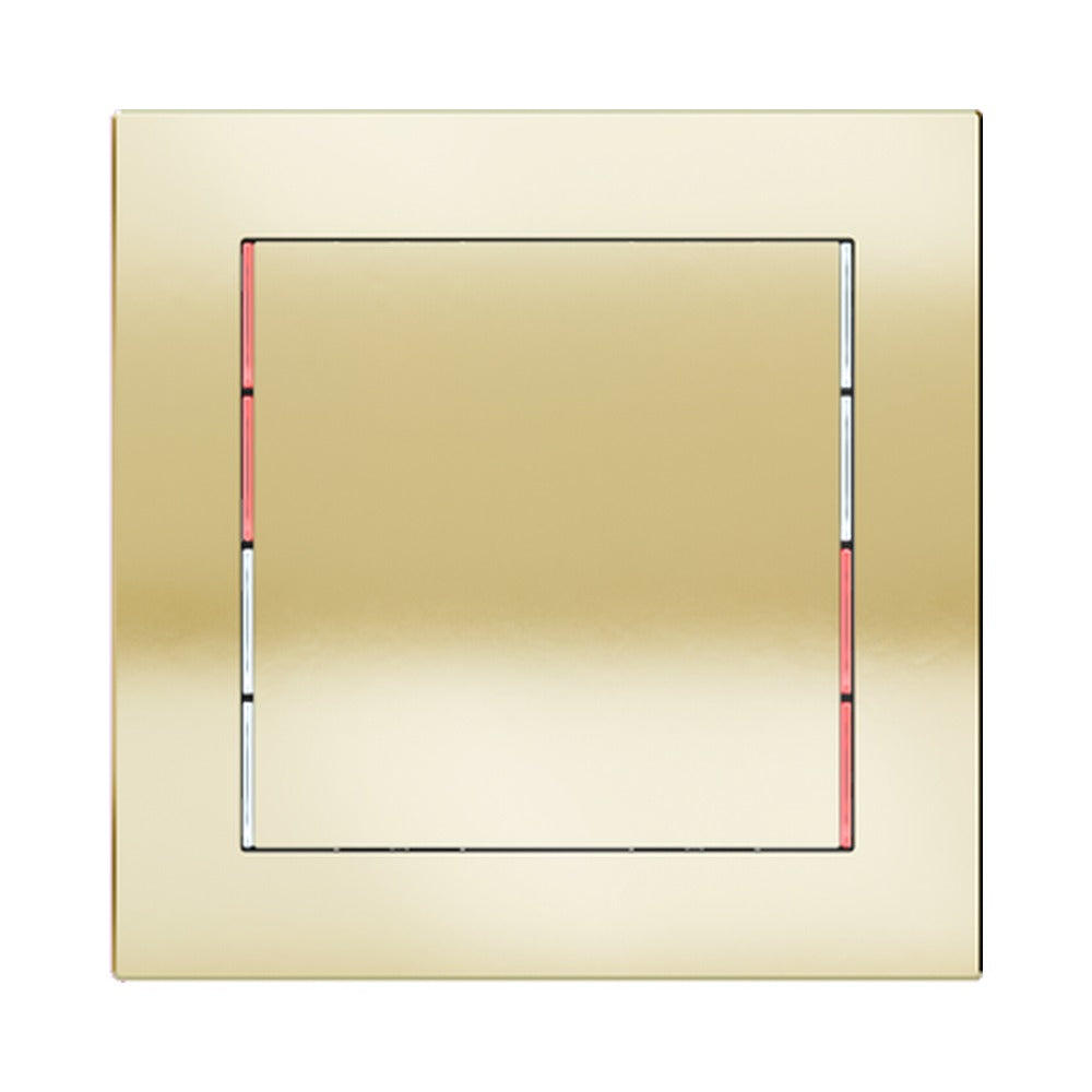 Ekinex 71 series square rocker 60x60, pack of 1 EK-T1Q – Metal HT Champagne (CHA)