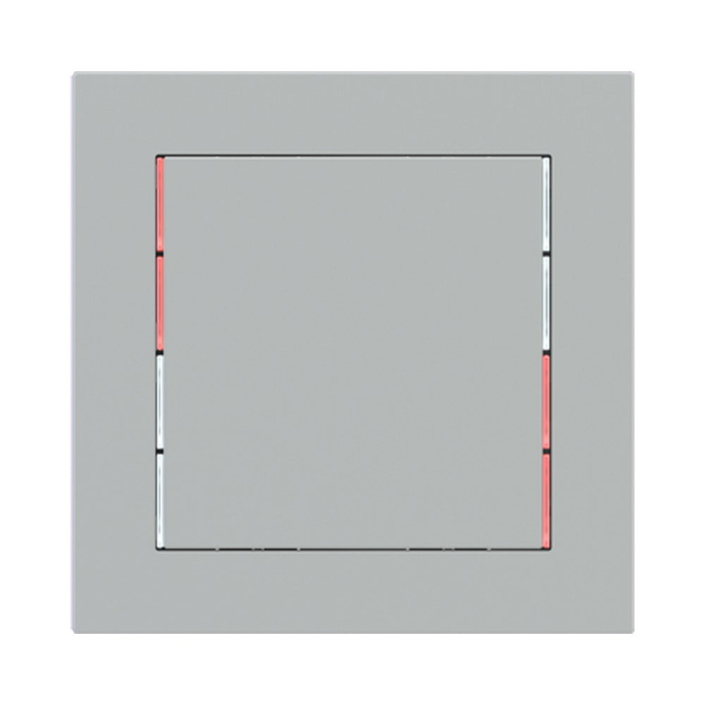 Ekinex 71 series square rocker 60x60, pack of 1 EK-T1Q – Fenix NTM Grey Ephesus (FGE)