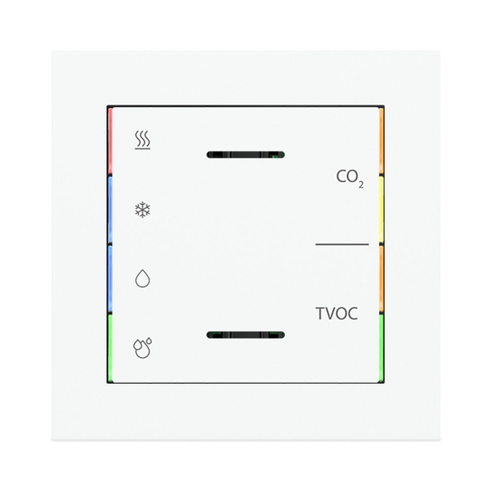Ekinex front cover 60x60 for multisensor EK-ET3-TP EK-T1Q-ET2 – Technopolymer Pure White RAL 9016 (GAR)